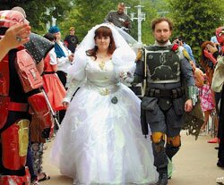 необычные свадебные церемонии. свадьба в средневековом стиле